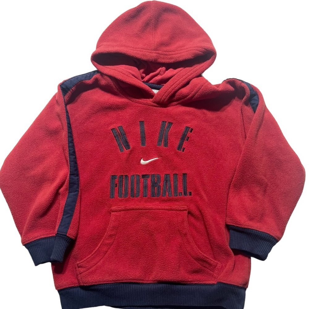 Nike center swoosh football 5 toddler boys kids hooded sweatshirt fleece